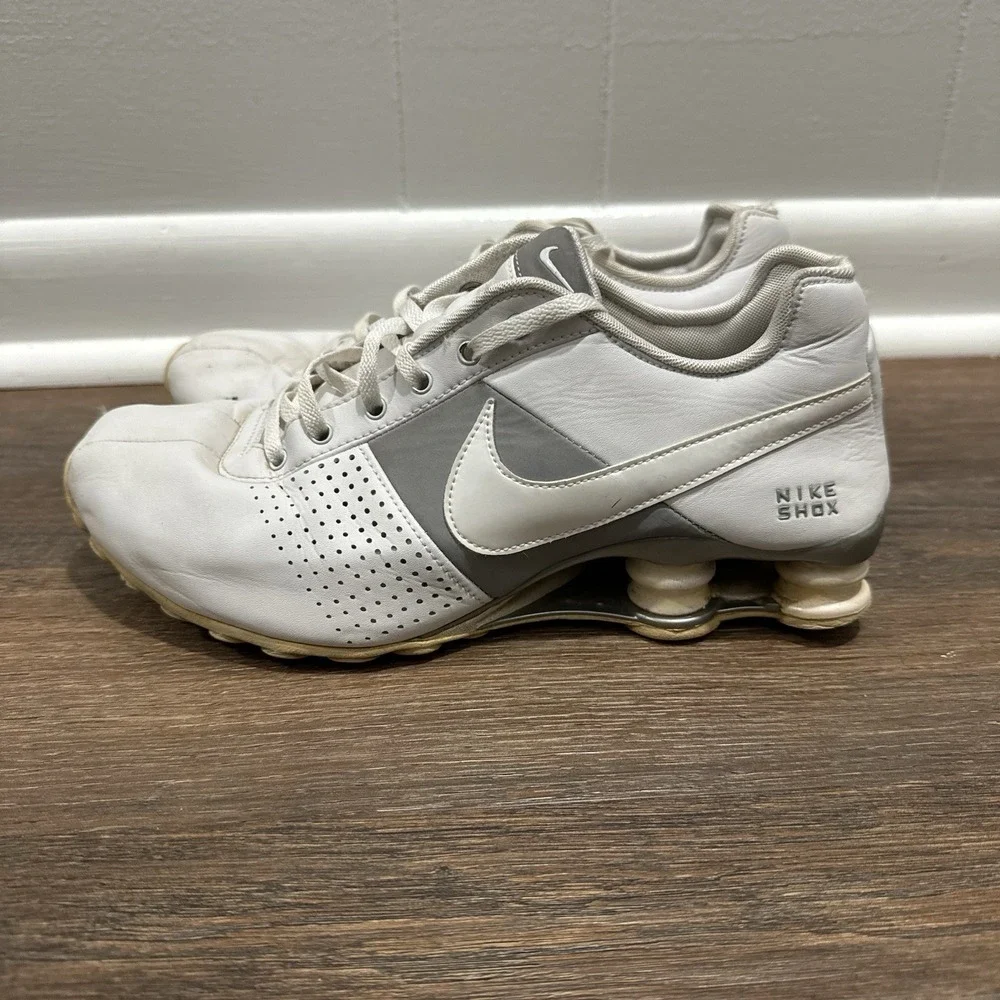 VTG 90s Y2K Nike Shox White Gray Sz 7.5 Collectible Old‎ READ